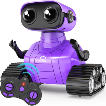 Playsheek Robot Toys Remote Control Robot Toy Rechargeable Emo Robot with Auto-Demonstration Kids Robot RC Robot for Kids Smart 