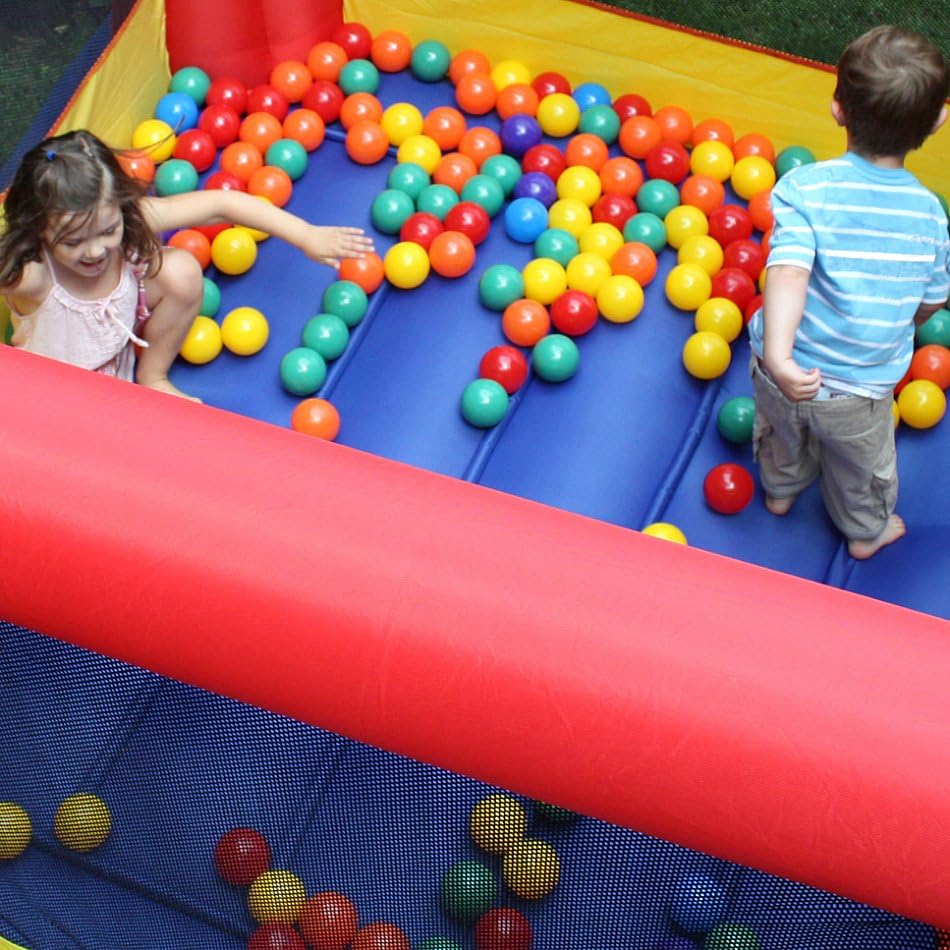 Blast Zone Magic Castle - Inflatable Bounce House with Blower - enhanced Quality - Indoor/Outdoor - Portable - Sets Up in Seconds