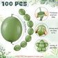 Meanplan 100 Pcs Link Balloon Quick Linking Latex Connected Balloons Linkable for Halloween Thanksgiving Day Carnival Wedding Pa