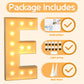 Imprsv 4Ft Marquee Light Up Letters E, Large Light Up Letters For Baby Shower Anniversary Wedding Room Decor, Big Letters For Pa