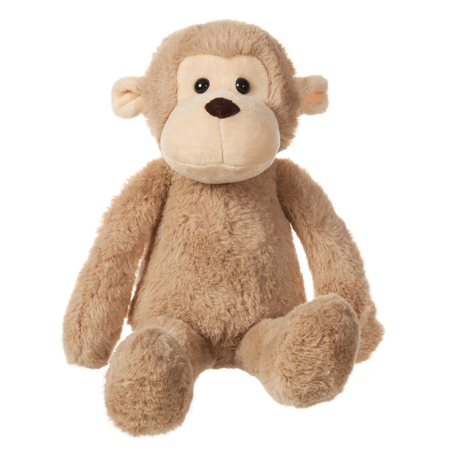 Apricot Lamb Plush Light Brown Monkey Stuffed Animal, 9 Inches, Soft Polyester, Cuddly Toy for Kids