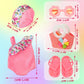 Kajaia 8 Pcs Doll Swimsuit 18 Inch Doll Clothes And Accessories Doll Dress Flip Flops Hat Outfit Swimsuit Accessories For 18 Inc