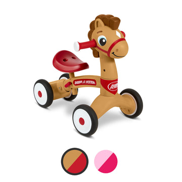 Radio Flyer Lil' Racers: Percy The Pony Ride On Toy, For Ages 1-3,Red
