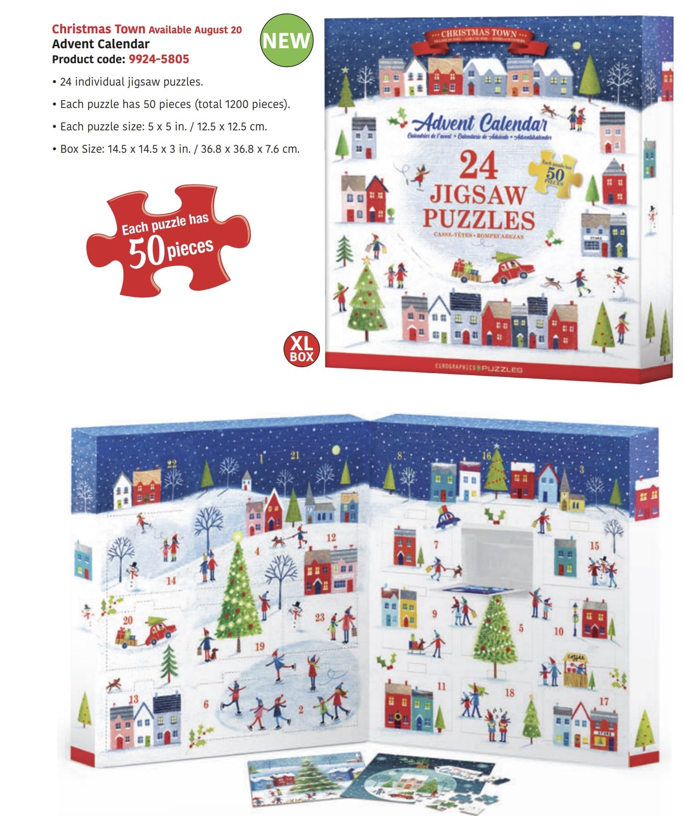 Christmas Town Advent Calendar Ii