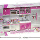 AZ Trading & Import Psk32 My Modern Kitchen 32 Full Deluxe Kit Battery Operated Kitchen Playset: Refrigerator, Stove, Sink, Micr