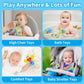 Moontoy 7Pcs Baby Rattles Toy Set, Baby Toys 0-6 Months Infant Toys 6-12 Months Teethers For Babies 3-6 Months Baby Stocking Stuffers, Sensory Teething Toys 0 1 2 3 4 5 6 Month Newborn Boy Girl Gifts