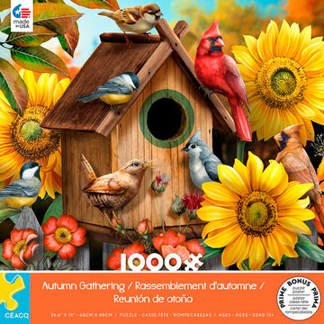 Ceaco - Tom Wood - Autumn Gathering - 1000 Piece Jigsaw Puzzle