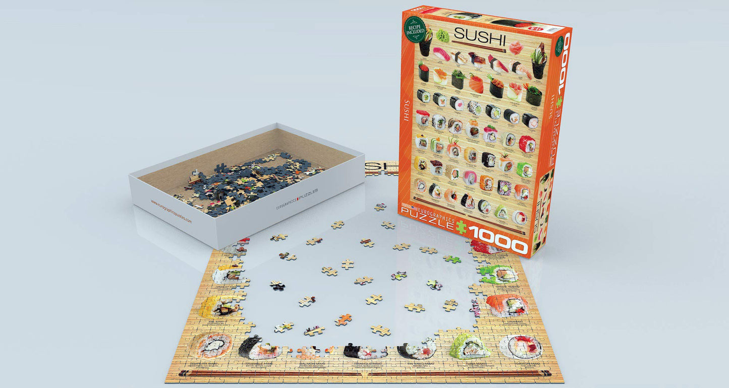 Eurographics Sushi Puzzle (1000-Piece) (6000-0597) , Orange