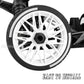 BRCatWPark RC Wheels and Tires for 1/7 Felony 6S BLX,RC Highway Wheel Rubber Tires,4PCS RC Drift Car Highway Tires Road Soft Tir