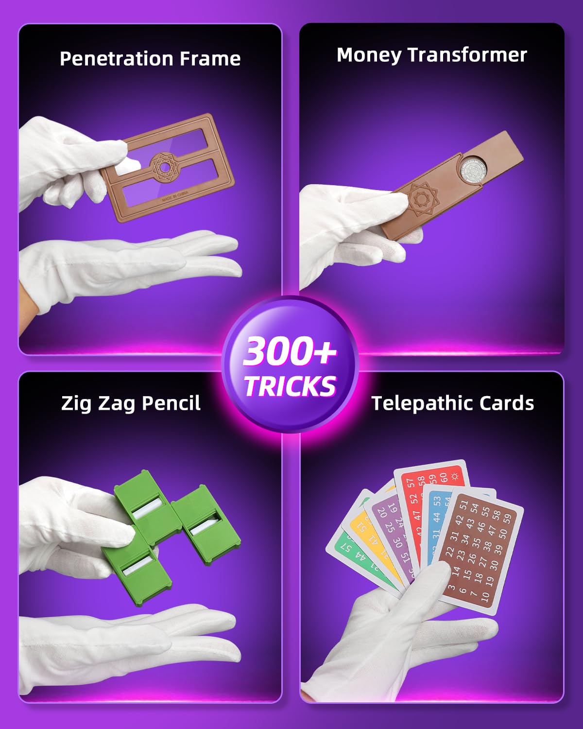 Aeroquest Magic Kit For Kids, 300+ Magic Tricks Perfect Toy For Boys And Girls, Magic Wand Magician Set With Instruction Manual