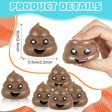 Lenwen 12 Pack Stress Balls Stretchy Toys Sensory Toys, Halloween Novelty Joke Relief Toys Anxiety Relief Fidget Toys For Teens Birthday Party Favor Gifts