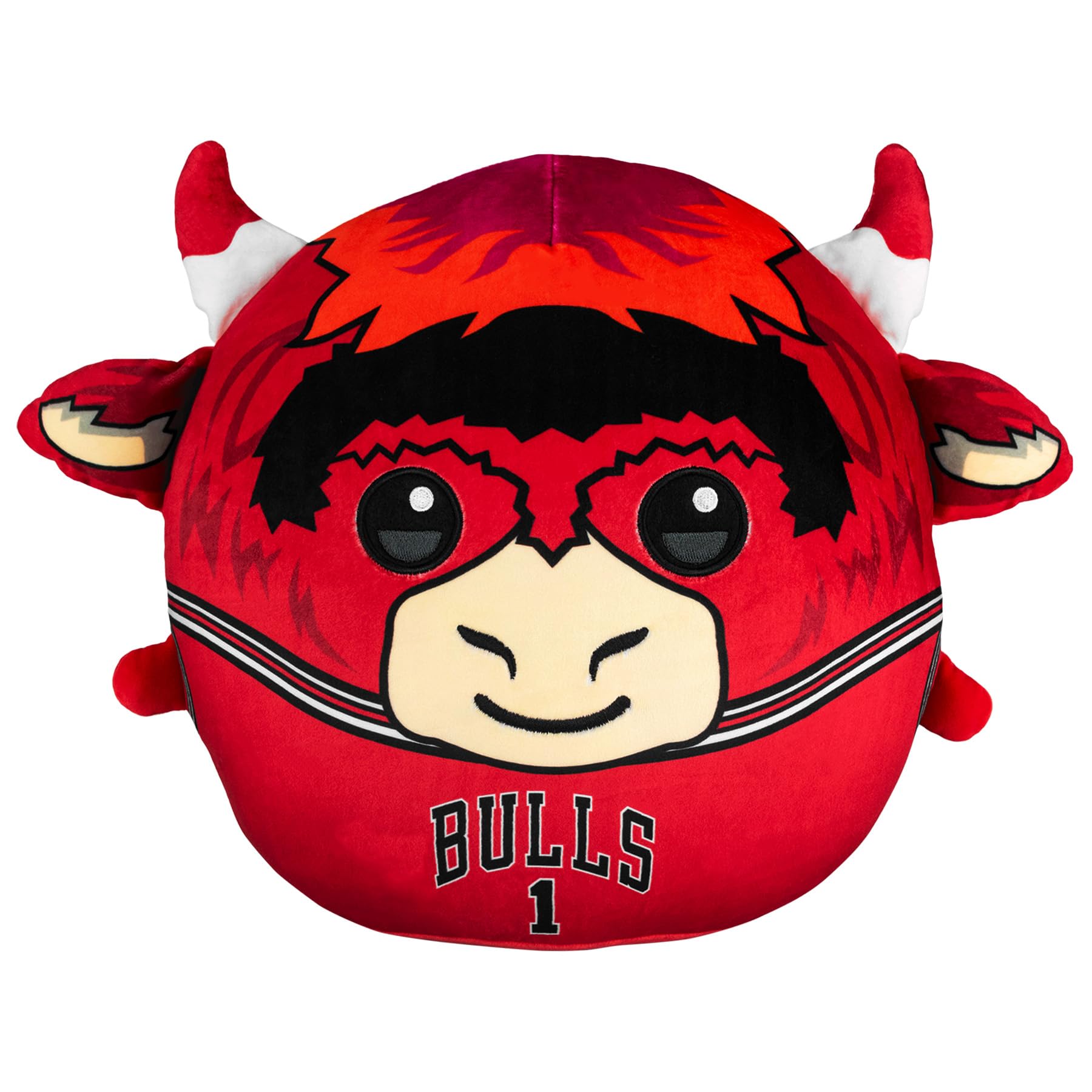 Sleep Squad Chicago Bulls Benny The Bull 12'' Mascot Kiri Cloud Plushie - Official Nba Plush