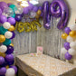 40 Inch Large 9 Balloon Purple Number Balloons, Butterfly Birthday Decorations, Foil Mylar Balloons For 9 19 29 Coraline Birthda