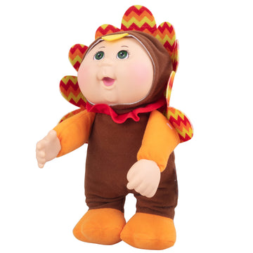 Cabbage Patch Kids Cutie Collection Tilly The Turkey, 9'' - Collectible, Adoptable Holiday Baby Doll Toy - Officially Licensed -