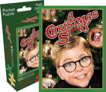 Aquarius A Christmas Story 100 Piece mature-themed Pocket Jigsaw Puzzle