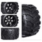 HobbyPark PreGlued 3.2 17mm Hex RC Monster Truck Wheels and Tires Set for 1/8 Scale Arrma Kraton 6s Notorious Traxxas Maxx Tmaxx