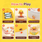 BLF FUN B.Duck Games for Kids, Yellow Plastic Board Game, Bounce and Catch, Age 4-8, Ideal Birthday & Christmas Gift
