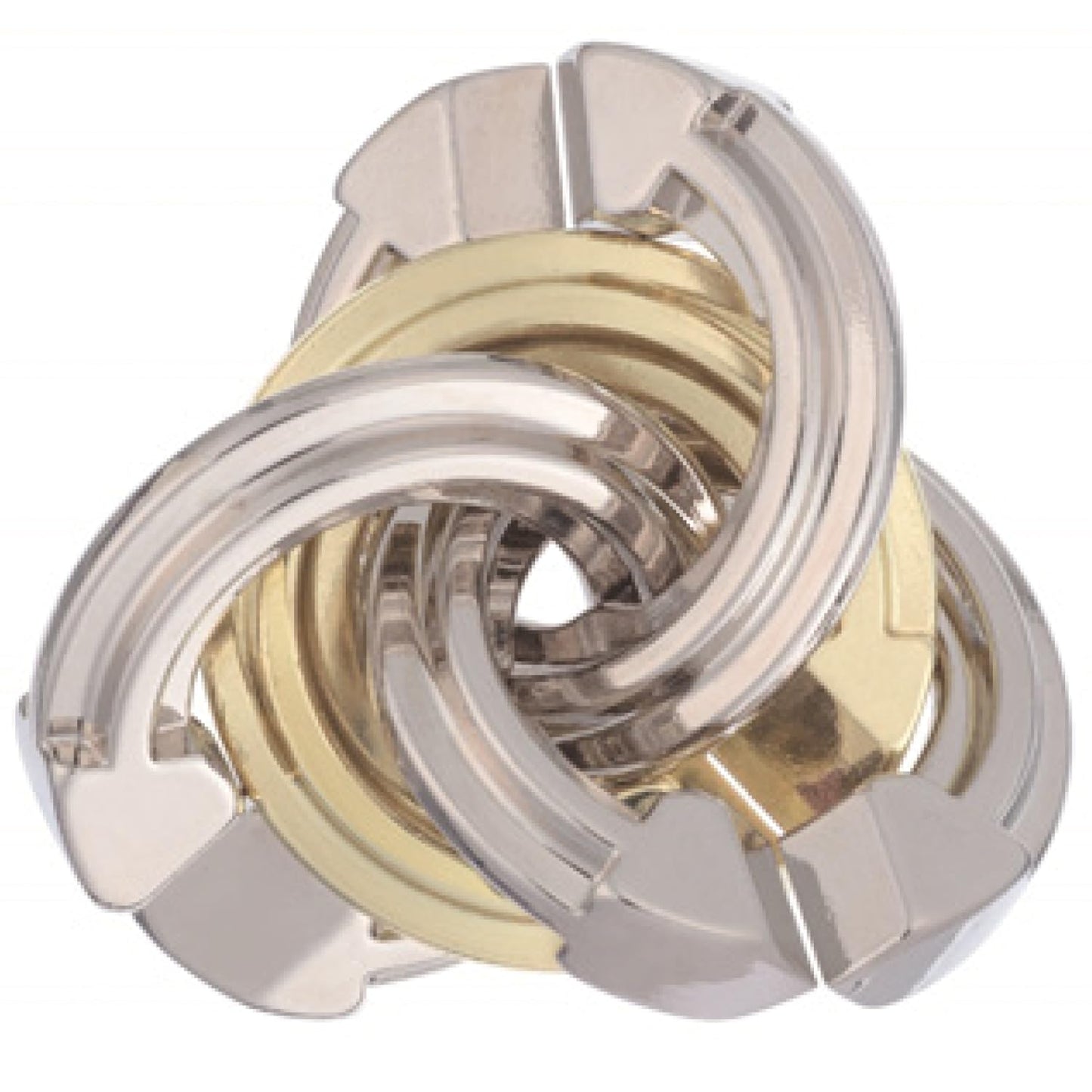 BePuzzled | Cyclone Hanayama Metal Brainteaser Puzzle Mensa Rated Level 5  for Ages 12 and Up