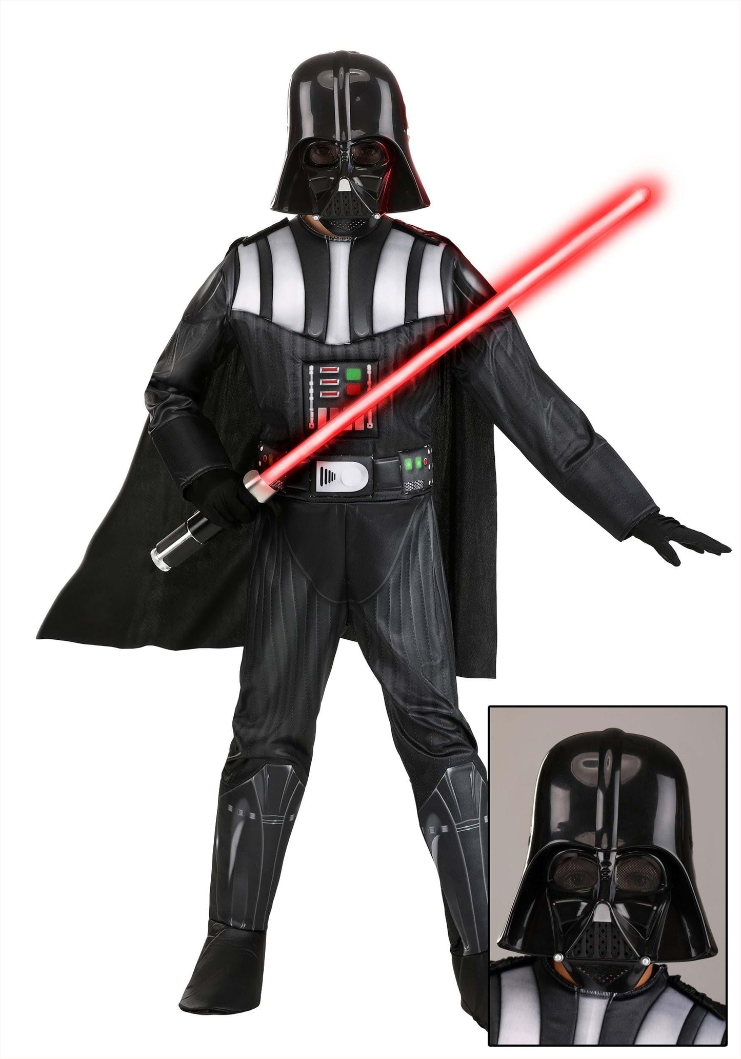 Star Wars Boys Deluxe Darth Vader Costume, Kids Halloween Costume, Child - Officially Licensed Medium