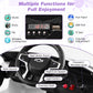 Costzon Ride On Car, 12V Licensed Chevrolet Tahoe Battery Powered Electric Vehicle W/ 2.4G Remote Control, High/Low Speed, Music, Lights, Mp3/Usb/Fm, Spring Suspension, Electric Suv For Kids (White)