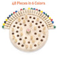 Wooden Memory Chess Matching Game: Large Family Board Games For Kids And Adults, Montessori Preschool Learning Educational Toy For Toddler 3 4 5 6 7 8+ Year Old, Birthday Gift For Boy Girl