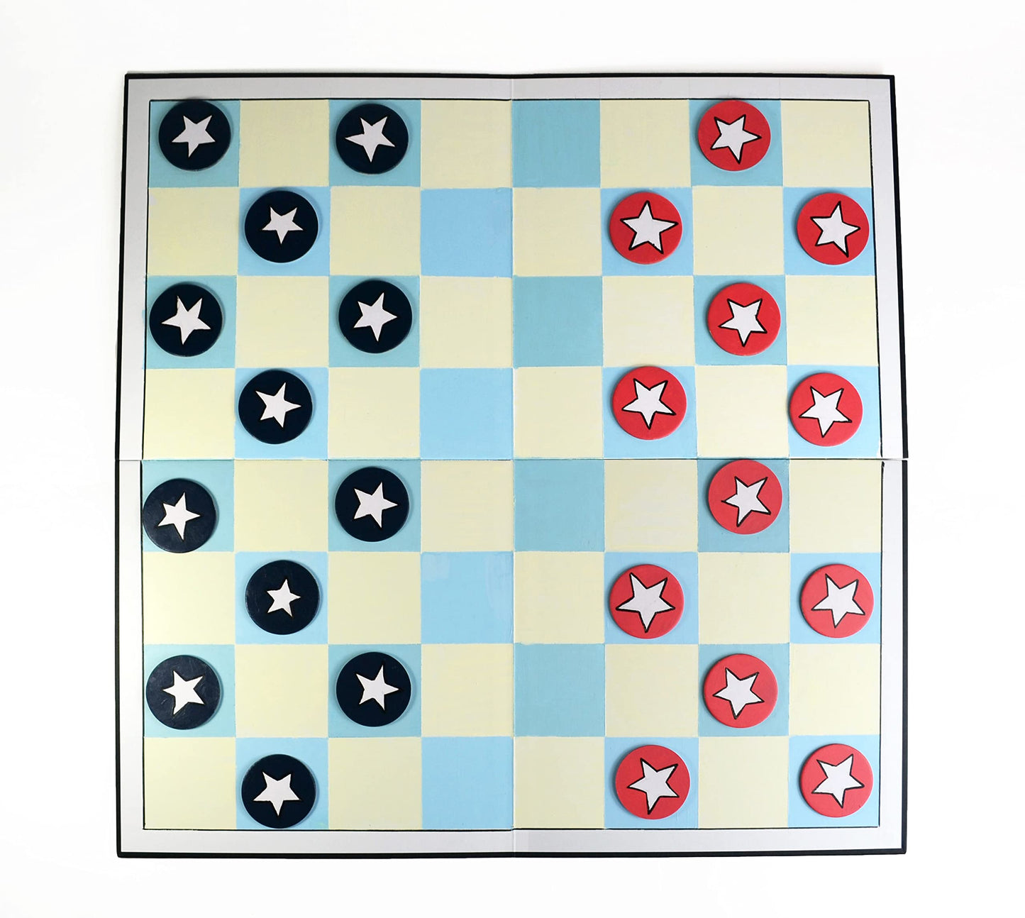 Apostrophe Games Create Your Own Board Game (Blank Checkers & Chess)