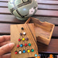 Winshare Puzzles Last Fighter Tricky Triangle IQ Puzzle Game - Wooden Brain Teaser, Model 104, Varies Color