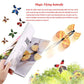 Bfy Magic Flying Butterfly Wind Up Toys For Card, Gag Gifts For Kids Great Surprise Colorful Butterfly In Book Greeting Card Boo