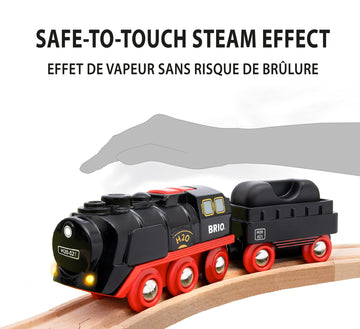 Brio World – 36014 Christmas Steaming Train Set | 27-Piece Kid-Friendly Set | Age 3+ Compatible | Fsc-Certified Beech Wood | Complements All Brio Railway Sets & Accessories | Multicolor