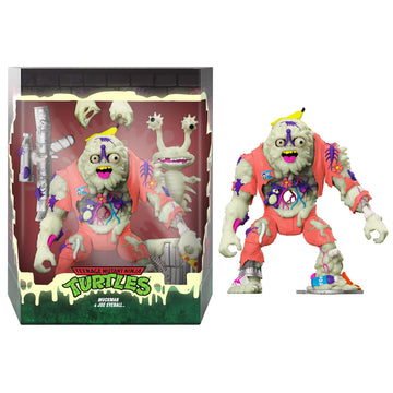 Super7 Ultimates! Teenage Mutant Ninja Turtles Muckman And Joe Eyeball (Glow In The Dark) - 7' Tmnt Action Figure With Accessories Classic Cartoon Collectibles And Retro Toys