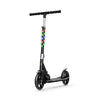 Jetson Scooters - Jupiter Jumbo Kick Scooter (Black) - Collapsible Portable Kids Push Scooter - Lightweight Folding Design With Big Wheels And High Visibility Rgb Light Up Leds On Stem And Deck