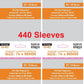 Sleeve Kings Zombicide Compatible Sleeves 76 X 88 Mm (4X110 Pack, 440 Sleeves)