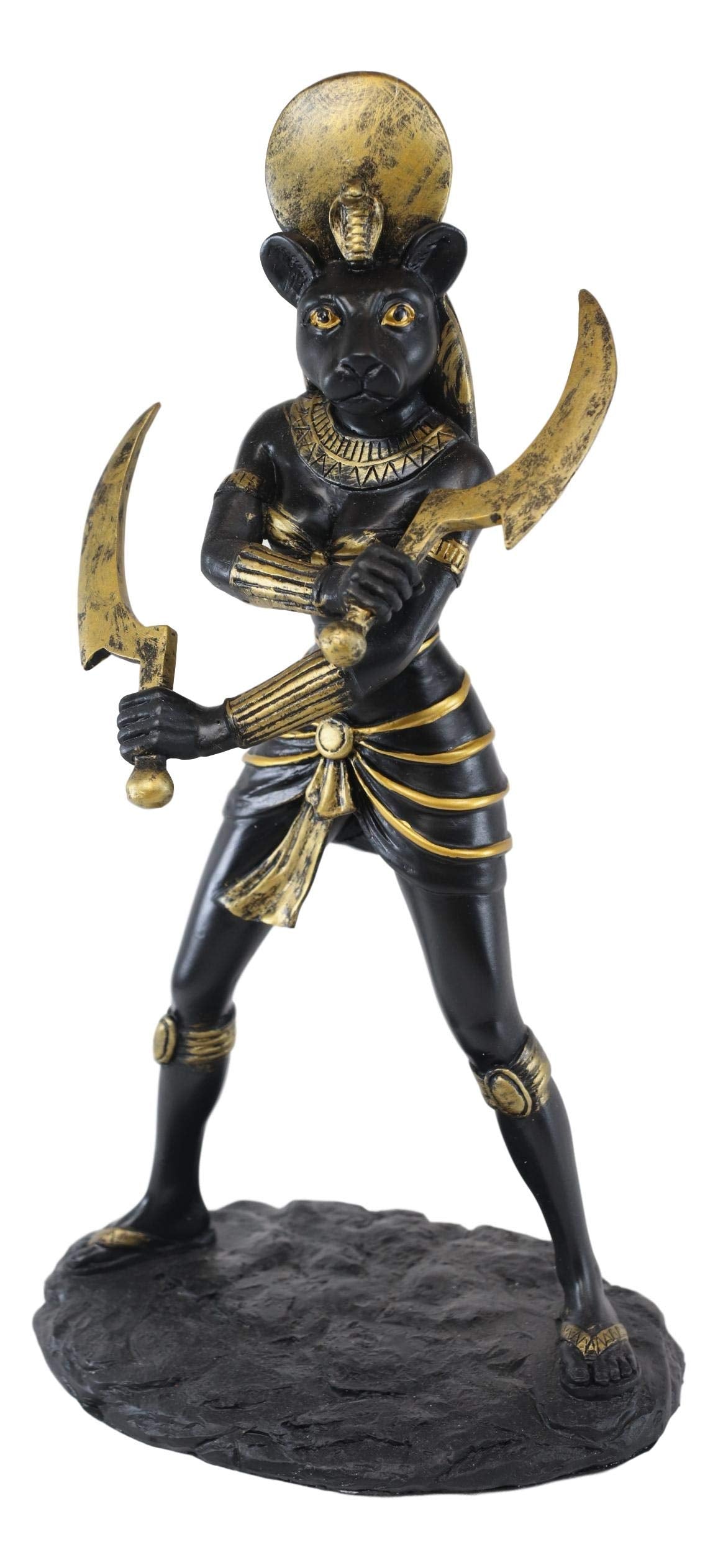 Ebros Gift Classical Egyptian Sun Goddess Sekhmet Figurine 11' H Warrior Huntress Lioness Sachmis Sculpture Gods Of Egypt Deity Of Victory And Healing