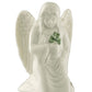 Belleek Angel Of Protection - Handcrafted Guardian Angel Figurine Porcelain Irish Decor, 2.16'L X 2.08'W X 3.3'H, White