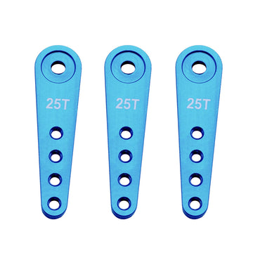 3Pack Vgoohobby 25T Aluminum Alloy Servo Horn Extension Steering Arm 37mm Compatible with Futaba Savox Power HD HSP Himoto MG995