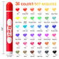 Shuttle Art Washable Dot Markers - 36 Colors, Non-Toxic Water-Based Paint Daubers, Includes Free Activity Book, 1 Count Pack