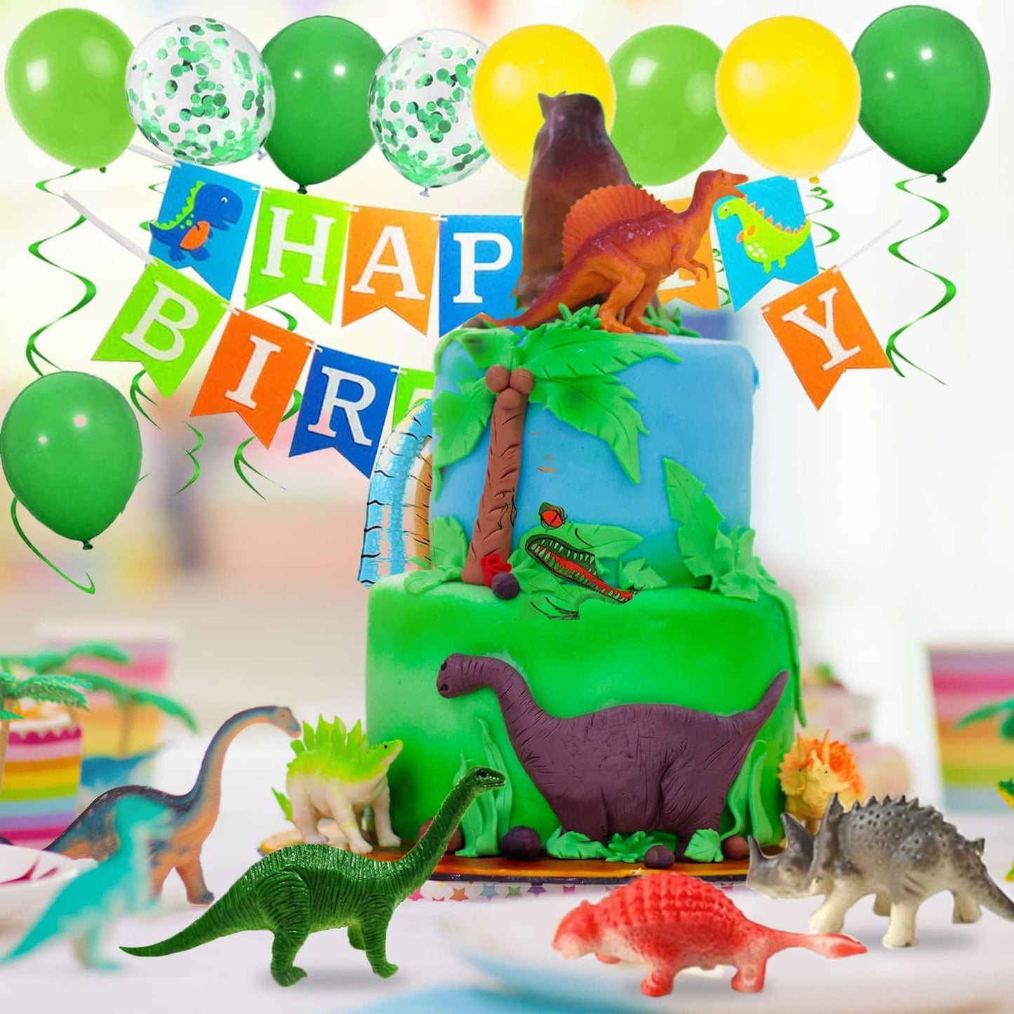 OuMuaMua Dinosaur Toys  Plastic Mini Dinosaur Figure Toy Set Including T-rex  Stegosaurus  Monoclonius for Kids Toddler Dinosaur Birthday Party Favors  Christmas Valentines Day Gifts  78 Pack