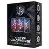 Ai protective covering Graphene Series (Red/Blue Storm) - 105ct Textured Matte TCG/MTG Art Sleeves