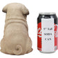 Ebros Gift Realistic Lifelike Adorable Sitting Pug Dog Statue 6' Tall Pet Pal Pugs Puppy Pup Dog Breed Collectible Resin Decor Figurine With Glass Eyes