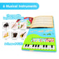 BEST LEARNING My First Piano Book - Educational Musical Toy for Toddlers, Ages 3-5, Plastic, Model 9201, White/Black/Silver