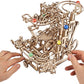 UGEARS 3D Wooden Puzzles for mature-themeds - Wooden Marble Run Tiered Hoist Model Kit - Advanced Wooden 3D Puzzle Model Building Kits - DIY Marble Race as Hobbies for Men and Women mature-themed Crafts - 315 Pcs