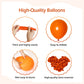 Fotiomrg 110Pcs Orange Balloon Garland Arch Kit, 18 12 10 5 Inch Orange Latex Balloons Different Sizes Pack For Birthday Graduat