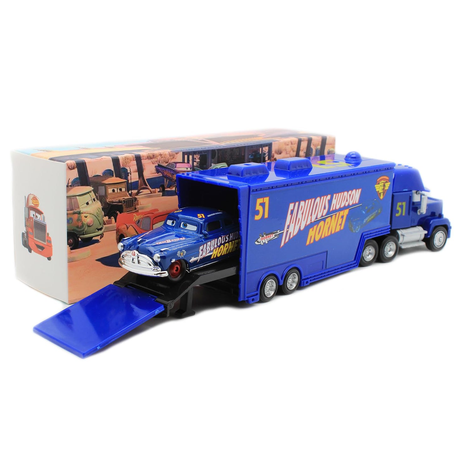 Car 3 Toys, Truck And Car Set, Car Movie, Metal And Plastic Material, Children'S Christmas And Birthday Gifts (Blue 51)