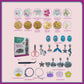 PHODDR 4300pcs Beads Bracelet Making Kit ,Beads for Jewelry Making Kit Supplies, Friendship Bracelet kit, Birthday Christmas Gif
