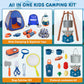 Meland Kids Camping Set - Blue Tent & Outdoor Toy for Toddlers, Pretend Play Gear, Perfect Birthday Gift