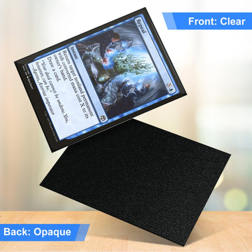 Black Card Sleeves Fit For Mtg, 300 Pack Perfect Fit Standard Card Sleeves For Trading Cards Sports Cards Baseball Cards Tcg, St