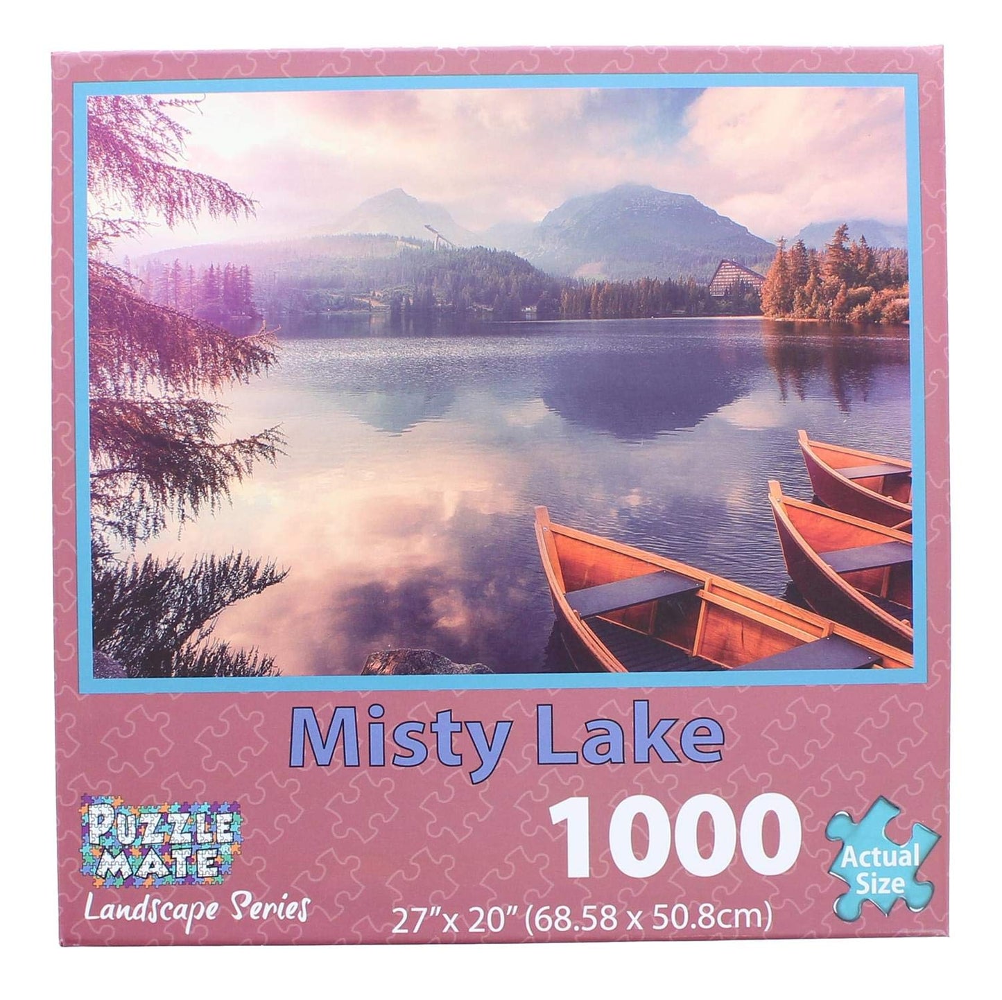 Misty Lake 1000 Piece Jigsaw Puzzle