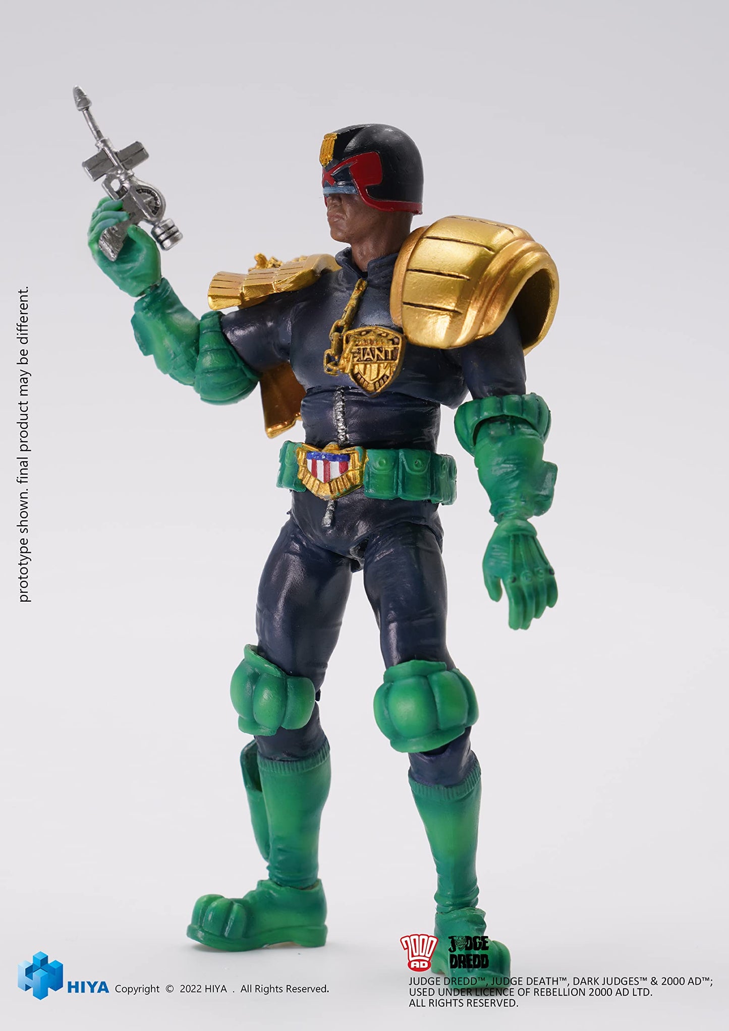 Hiya Toys Judge Dredd: Judge Giant Exquisite Mini 1:18 Px Mini Action Figure, Multicolor