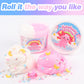 MERMAIDSLIME Pink Axolotl Butter Slime, 8 oz Non-Sticky DIY Stress Relief Toy, Scented Party Favor for Kids