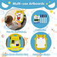 Talgic Kids Easel For Toddlers With Chalk Board And Dry Erase Easel, Easel For Toddlers Ages 2-4 & 5-8, Educational And Popular Gift Toys For Girls And Boys, Back To School Gifts For Students